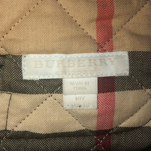 Burberry Girls Diamond Quilted Jacket 10Y - Picture 3 of 7